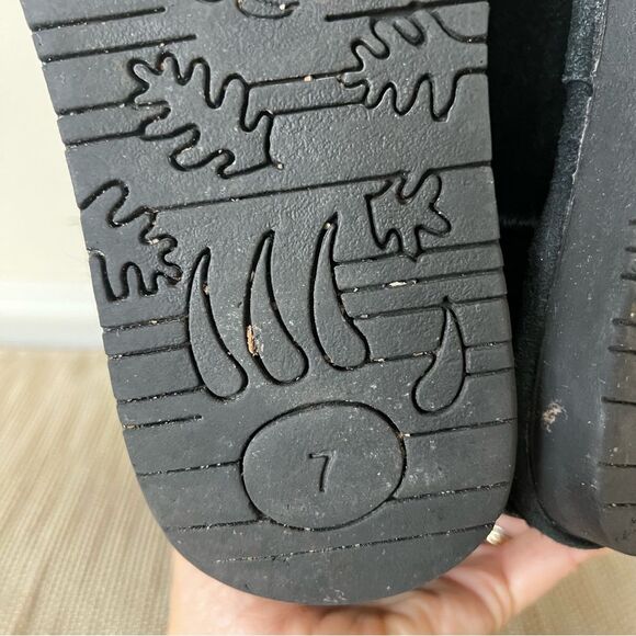 Bearpaw short Elle boots black Sz 7 women - Picture 10 of 13